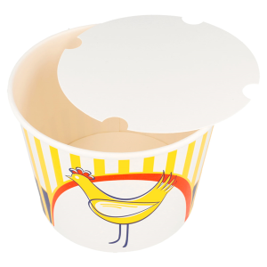 Chicken container with lid