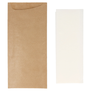 Cutlery bag with napkin