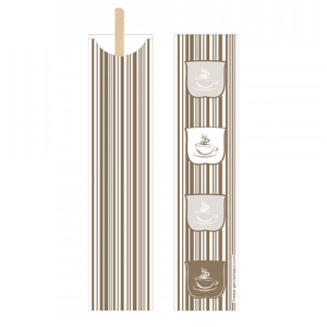 Sachet coffee stirrer