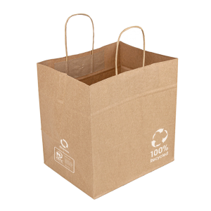 Kraft bag with handles