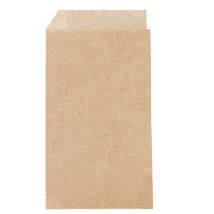 Fettdichtes Papier, das auf beiden Seiten offen ist