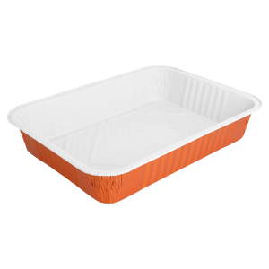 Lacquered aluminium container