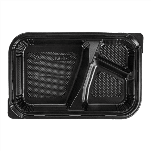 3-compartment lunch box with lid
